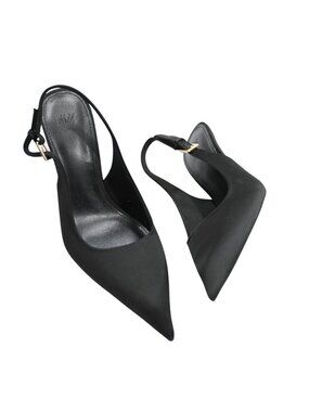 H&M Heeled Slingbacks in Black